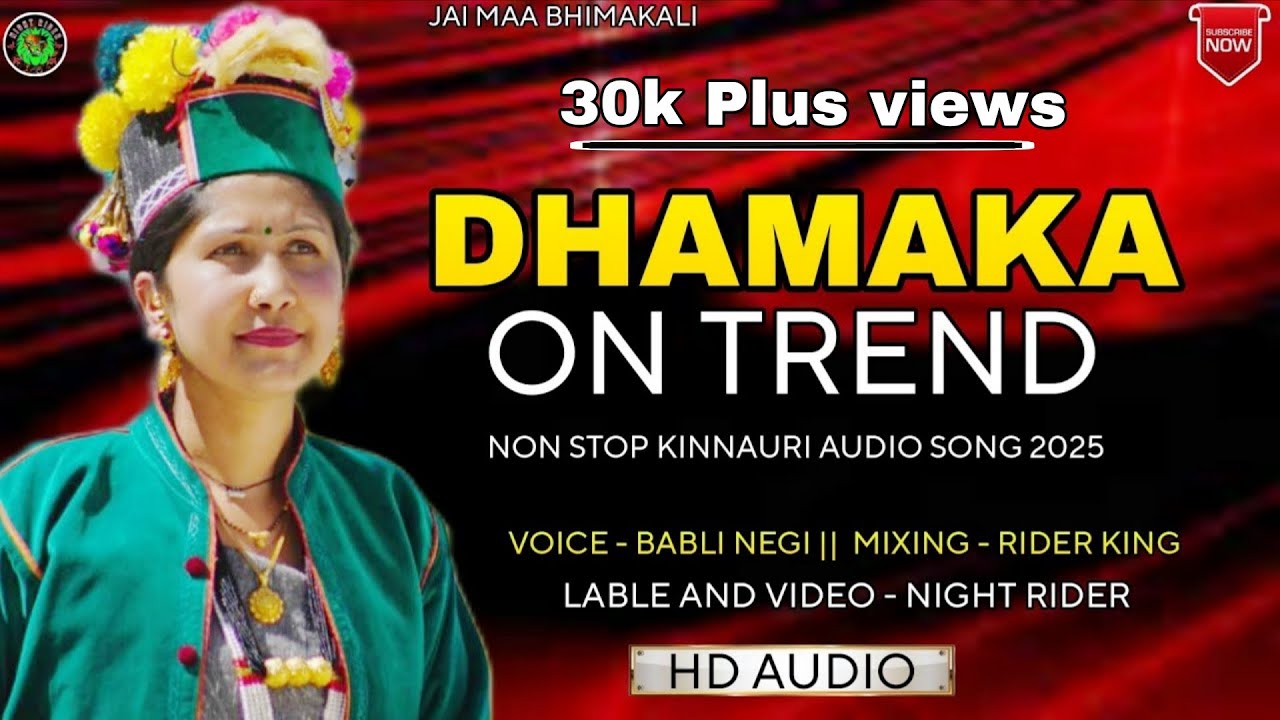 Dhamaka On Trend | Non Stop Kinnauri Audio Song 2024 || Babli Negi || Rider king || Night Rider