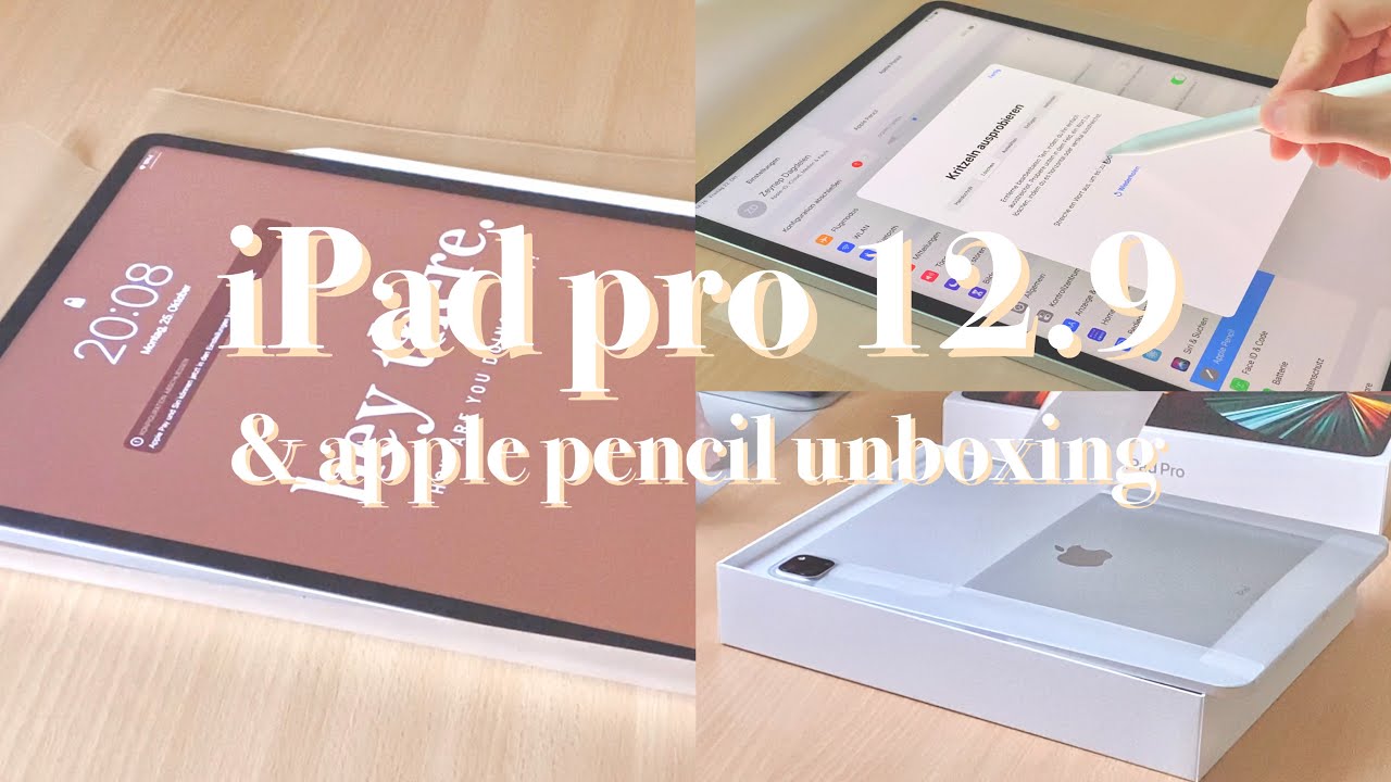 iPad PRO 2021 & Apple Pencil UNBOXING (+ accessories)