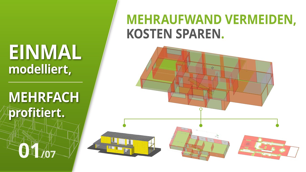 So sparen Tragwerksplaner Stunden: Zentrales Strukturmodell. Einmal modelliert, mehrfach profitiert.
