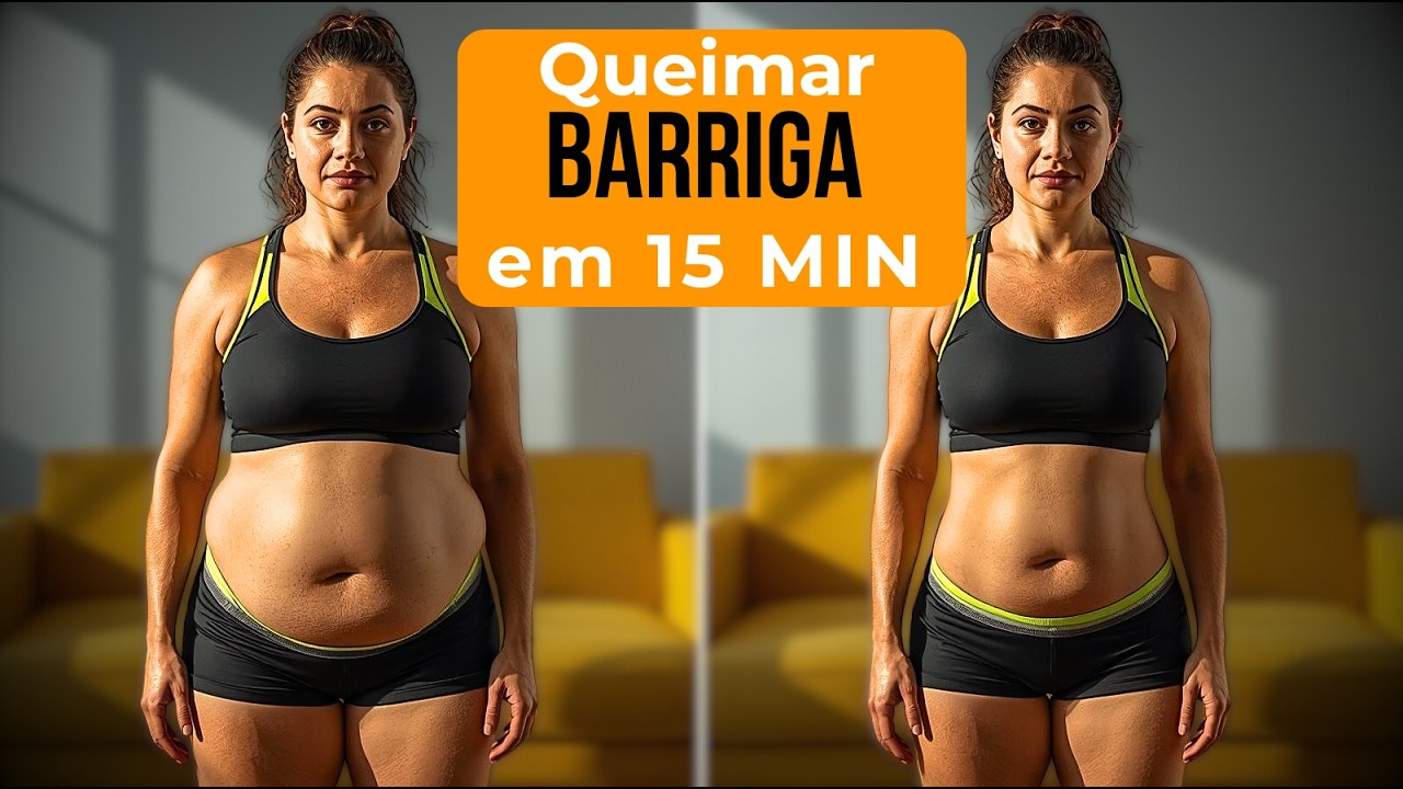 TREINO AERÓBICO EM CASA [SEM IMPACTO] para Queimar 387 Calorias!