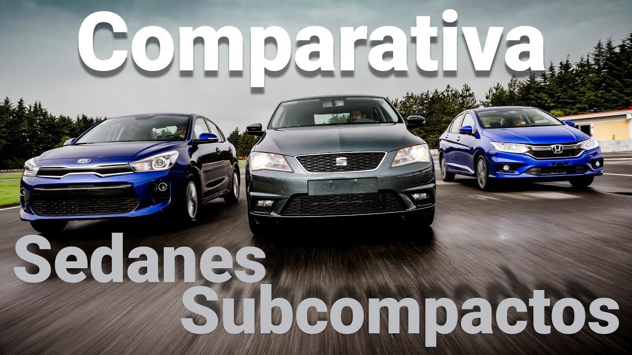 Rio Sedán VS City VS Toledo - Comparativa sedanes subcompactos | Autocosmos