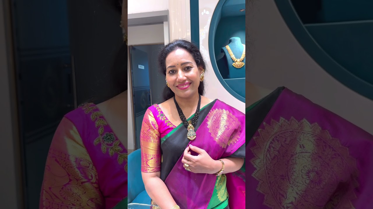 Light weight gold black beads collections #necklace #blackbeads #lightweightjewellery #shortsvideo