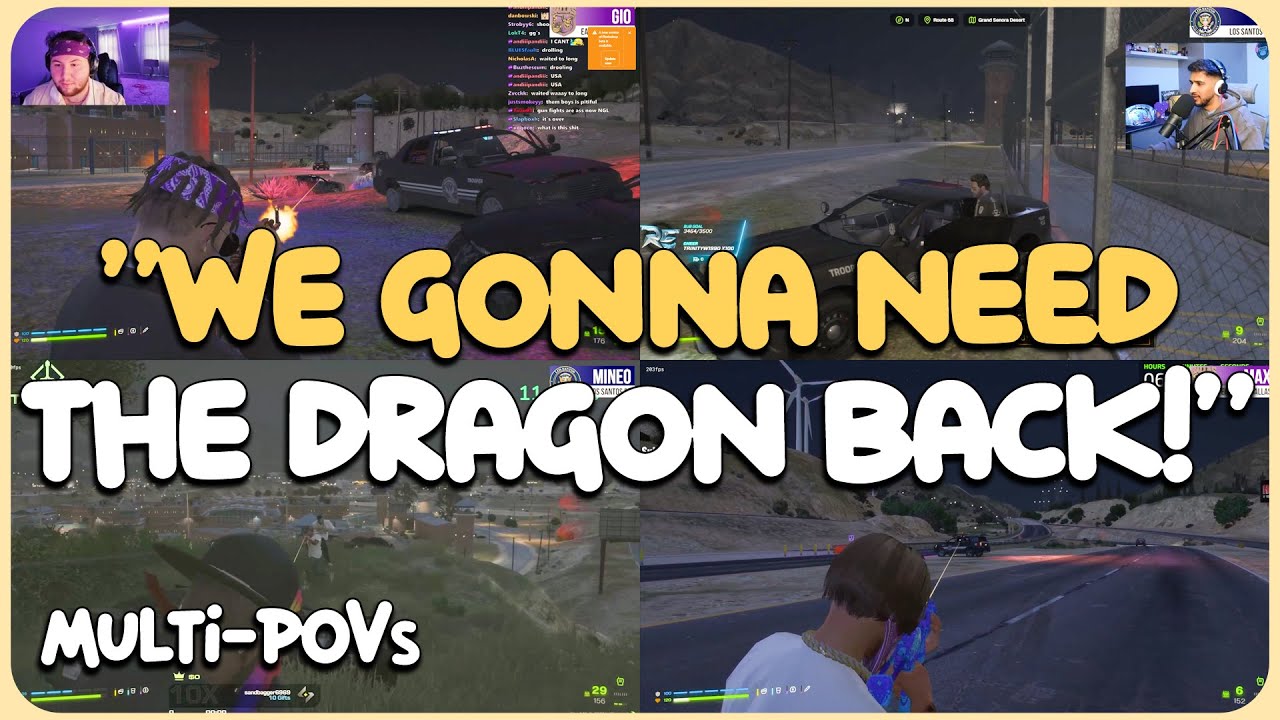 ESB перехватывает тюремный транспорт, чтобы освободить мистера К и CG (виды с разных точек зрения...