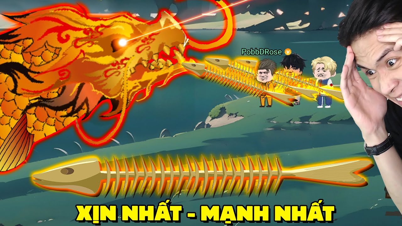 PobbRose Mở Khóa CẦN CÂU 600TR XỊN NHẤT game !!! (PobbRose Thánh câu cá) | Câu Cá Vạn Cân ✔