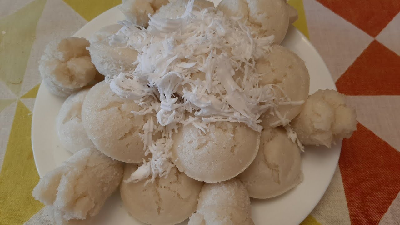 របៀបធ្វើនំអាកោ(Steamed Rice Cake)