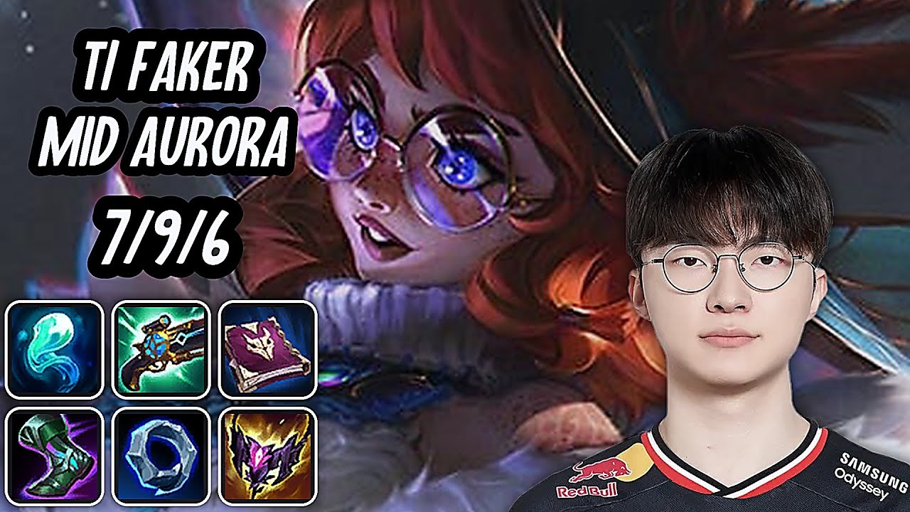 T1 Faker Mid Aurora SoloQ Replay 20251008