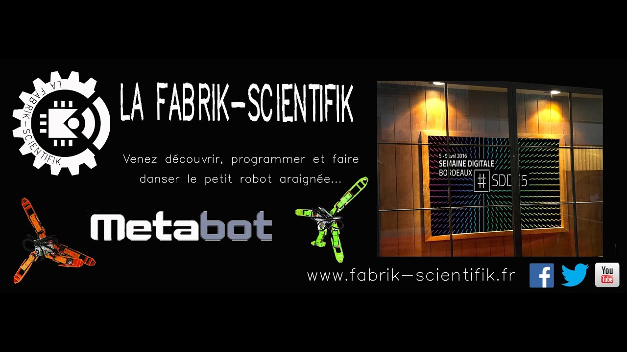 Teaser La Fabrik-Scientifik - Semaine Digitale 2016 - Bordeaux