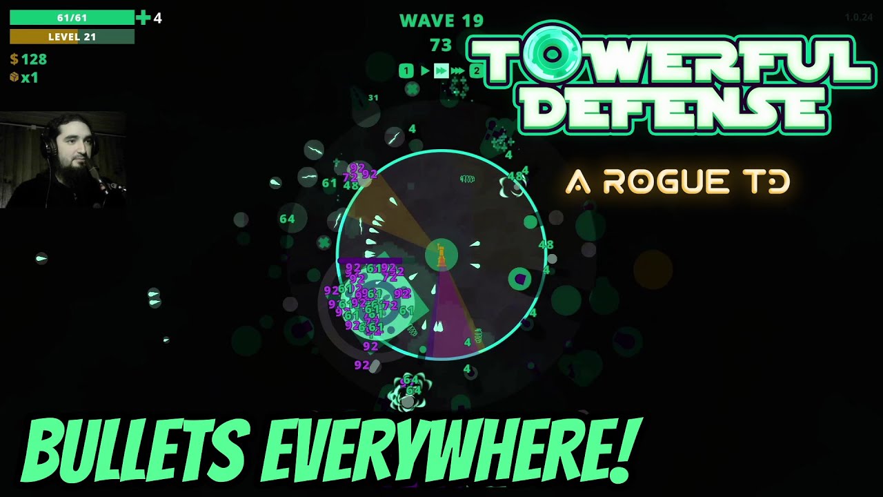 Bullet Damage X Multiple Projectiles Build With BLNDR in Hostility 2 | Towerful Defense - Part 3