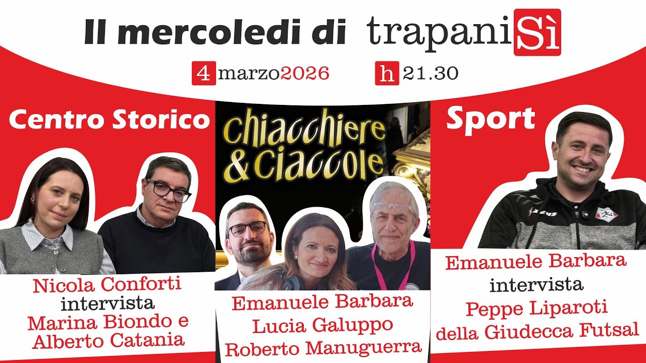 Il Mercoledi di TrapaniSi - Mobilità al centro storico, Giudecca Futsal e Misteri