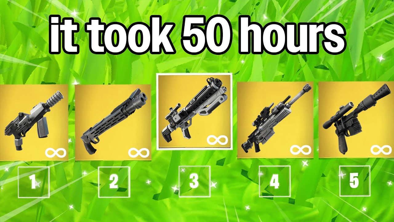 Я выиграл с ВСЕМИ бластерами из *Звездных войн* в Fortnite!