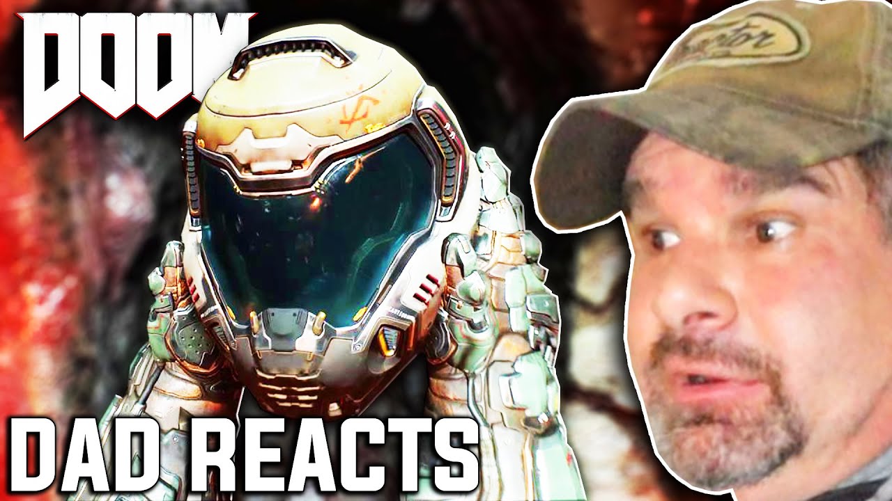 Dad Reacts to Doom's Intro Scene!