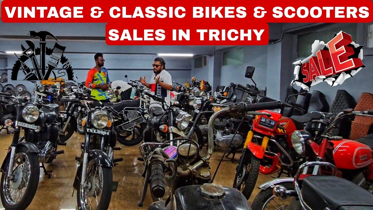 VINTAGE & CLASSIC BIKES & SCOOTERS SALE, SERVICE & RESTORATION  | JANANI MOTORS TRICHY | ARK Diaries