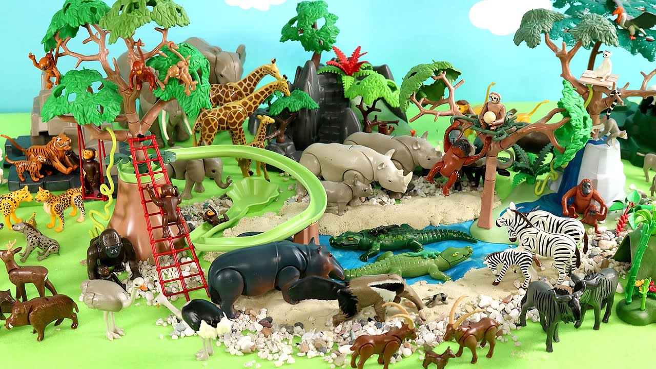 Safari Jungle Playmobil Sets - Learn Animal Names