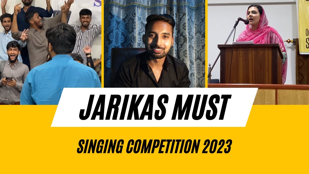 Jarikas Must University Vlog Mirpur Azad Kashmir | Singing Competition By SOL | Department of Law |