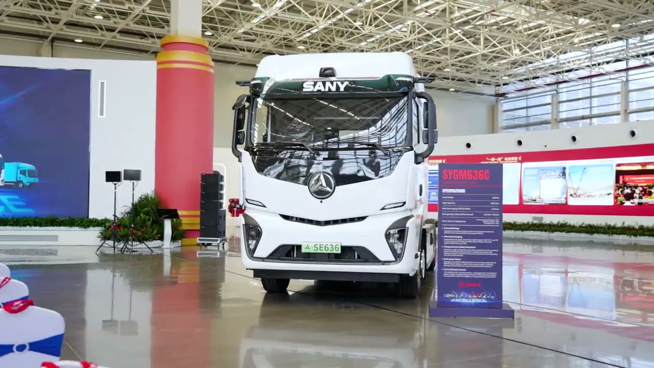 We were honored to host over 500 European clients at the launch of SANY's 636kWh EV Truck