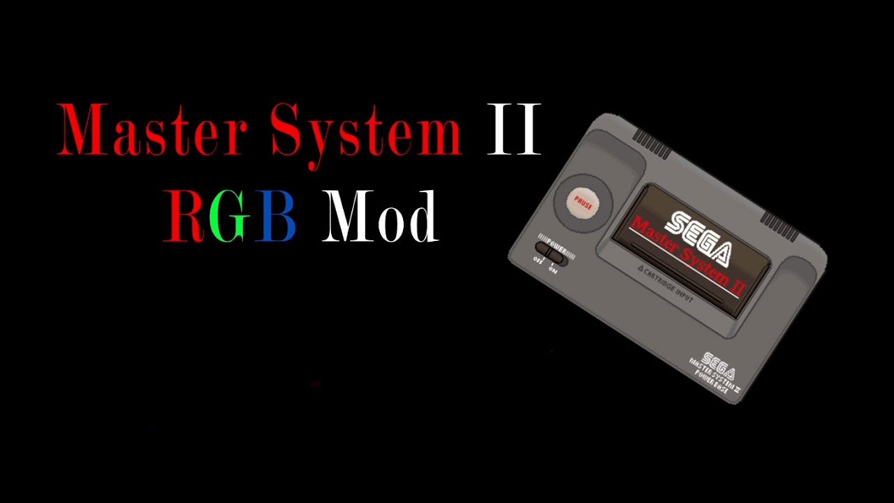 Sega Master System 2 Rgb Mod