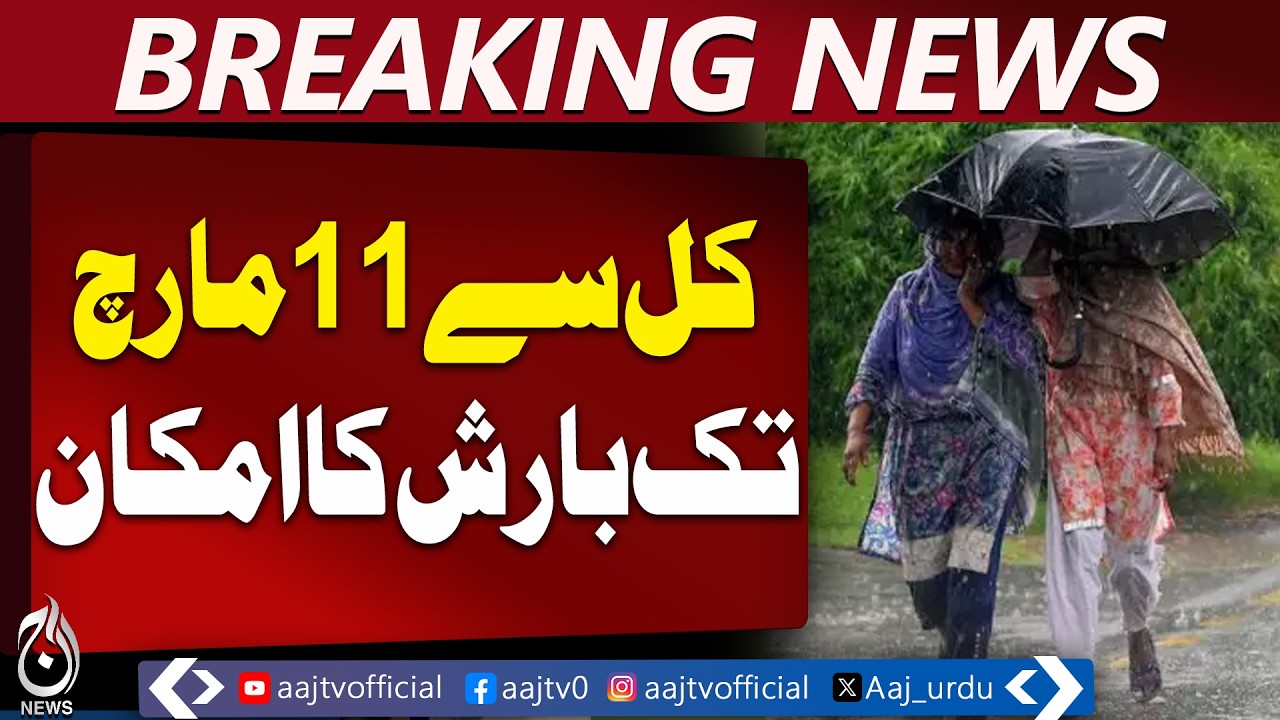 Pakistan Weather Update | Rising Temperatures & Rain Forecast in Upper Regions | March 11 Alert
