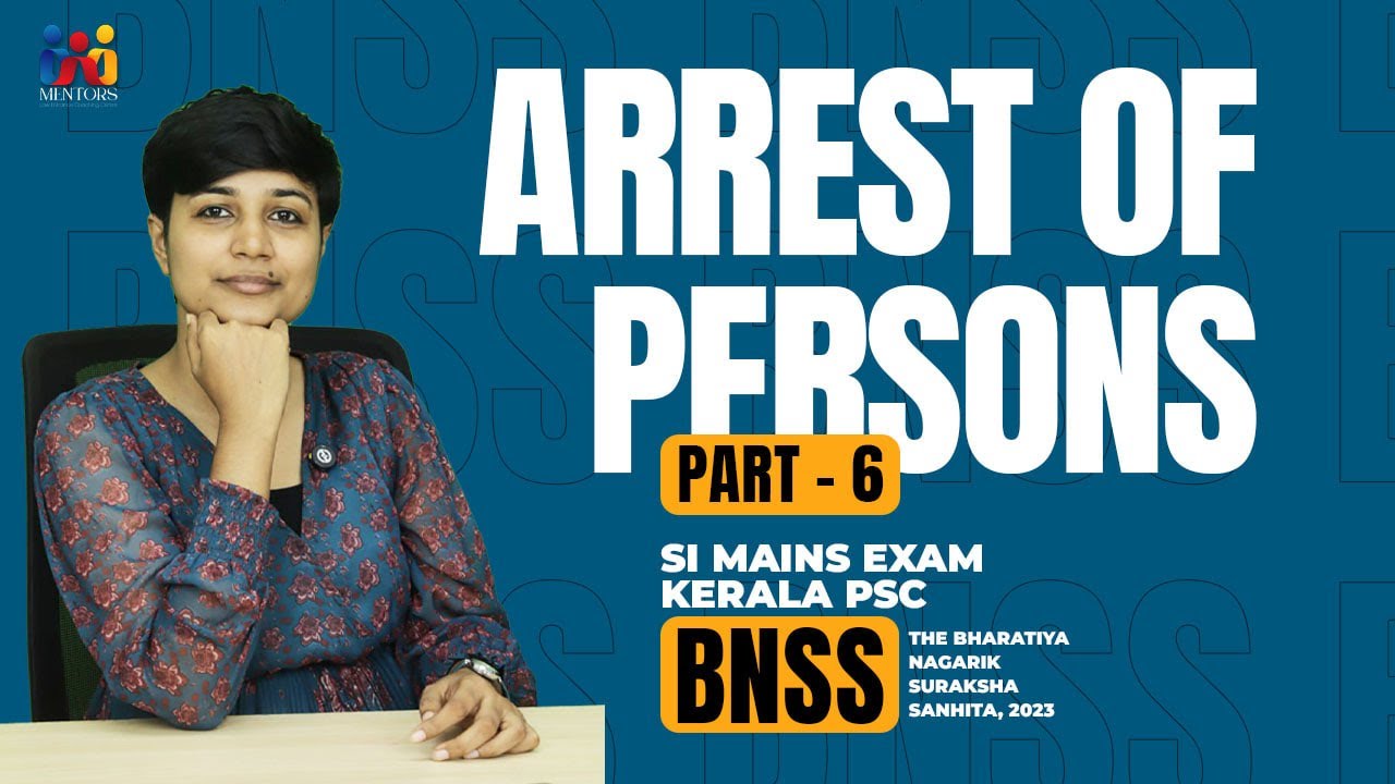 BNSS Class 17 | Arrest of Persons Part 6 | Section 51-54 | SI Mains Exam 2025 | CPO/WCPO 2025