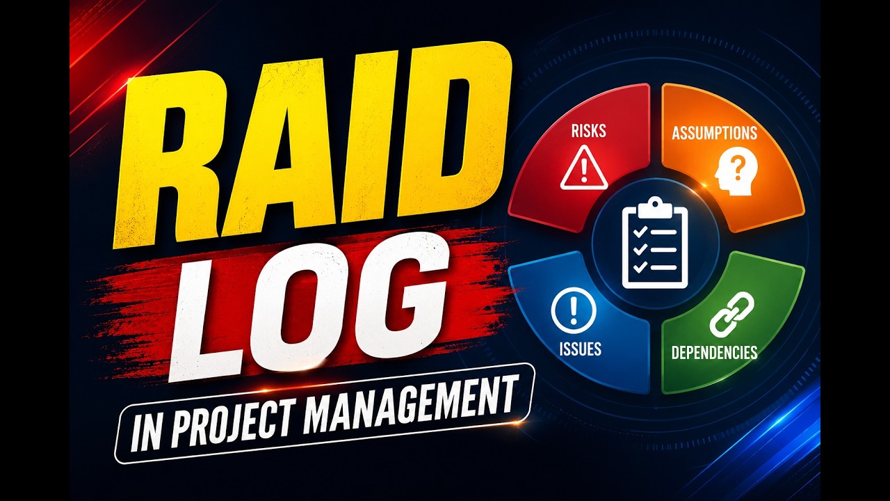 RAID Log In Project Management | What is A RAID Log? | RAID LOG IN AGILE | RAID LOG EXAMPLE