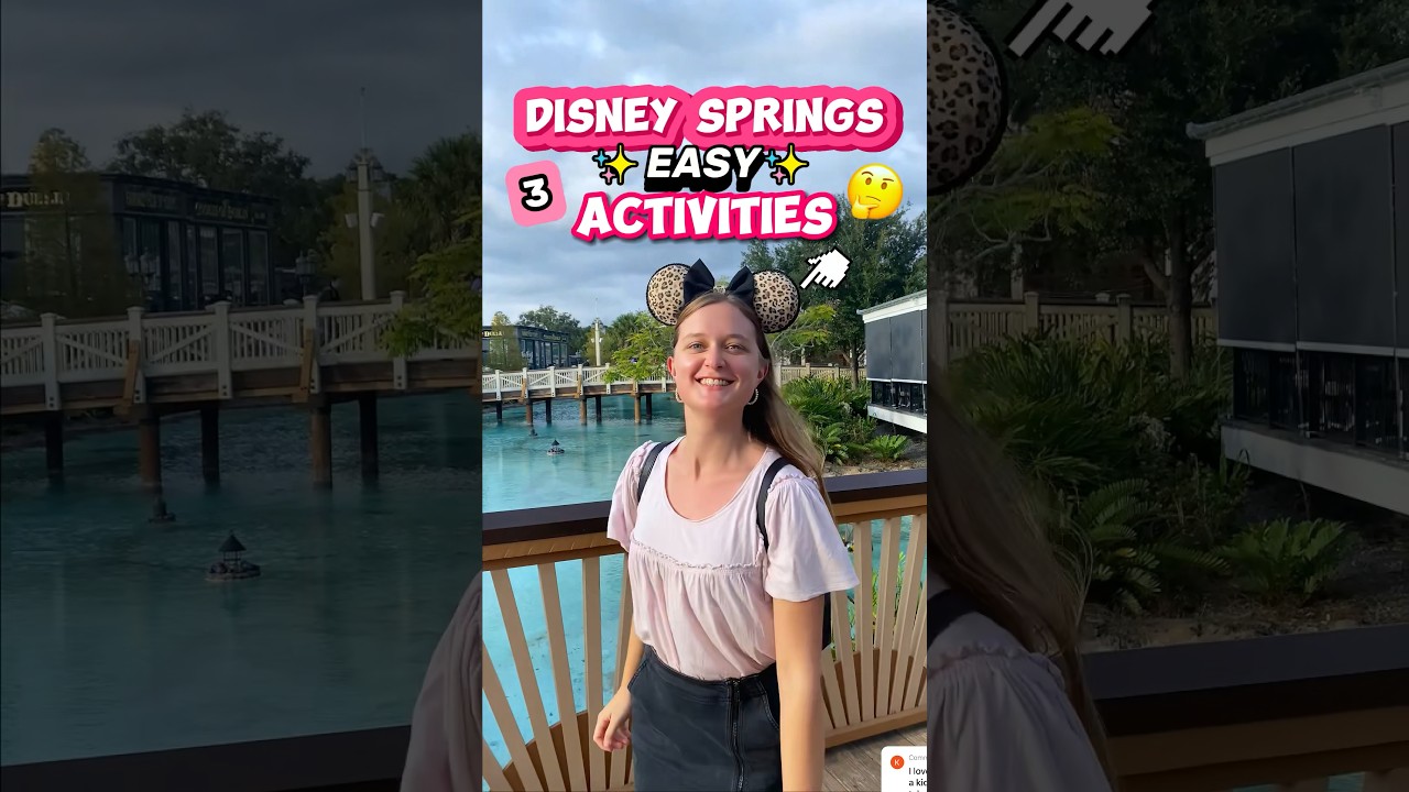 3 простых занятия в Disney Springs 🛍️🤩 (рестораны, шопинг, развлечения)