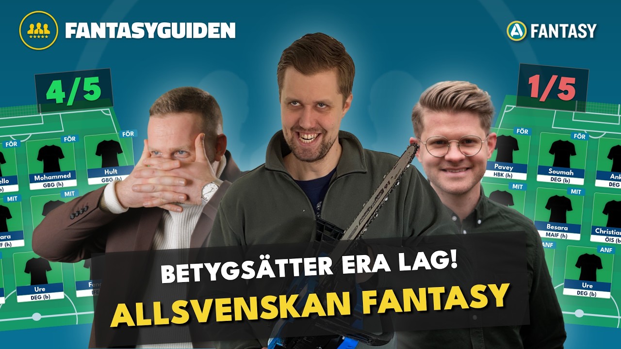 Betygs&auml;tter era lag! | Allsvenskan Fantasy 2026