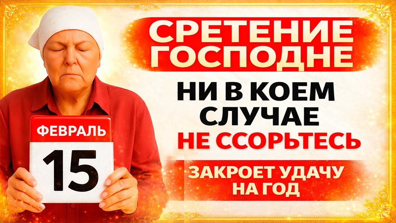15 февраля Сретение Господне. Что нельзя делать сегодня. Народные Традиции и Приметы Дня. Вера.