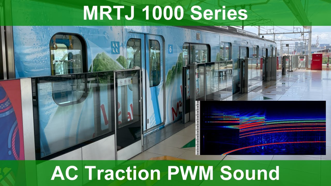 [Inductor-Recorded Traction Motor Sound モハラジオ録音] MRTJ 1000 Series [Toyo Denki IGBT-VVVF]