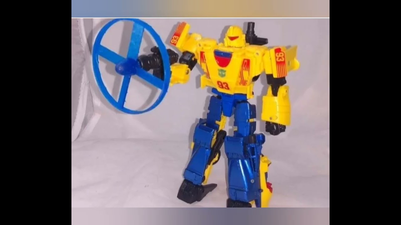 Custom Transformers Legacy Leadfoot Rotor Blue New Upgrade