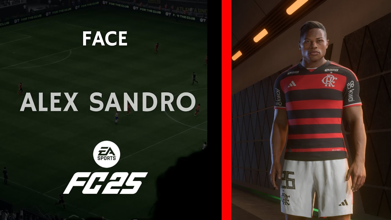 EAFC 25 - Tutorial Face ALEX SANDRO - Flamengo ( Stats nos comentários )