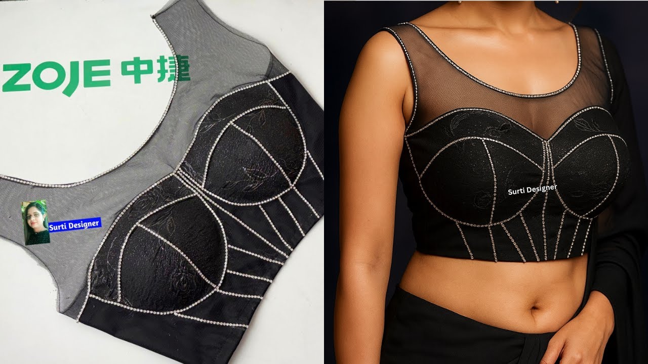 Corset Blouse Cutting and Stitching | Corset Blouse making Tutorial | How to stitch Corset Blouse