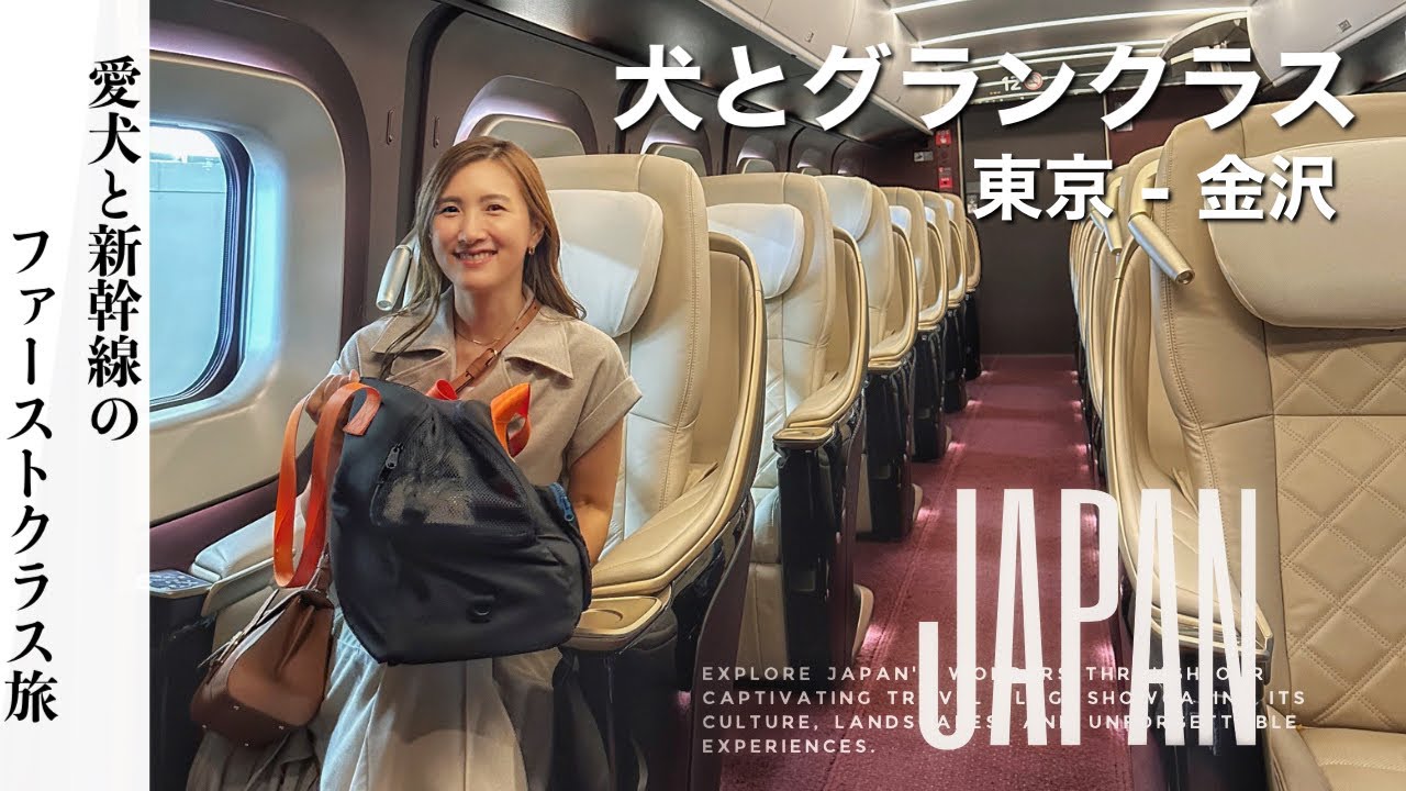 【愛犬とグランクラス】新幹線のファーストクラスで行く 東京 - 金沢 旅で優雅な休日を♡♡