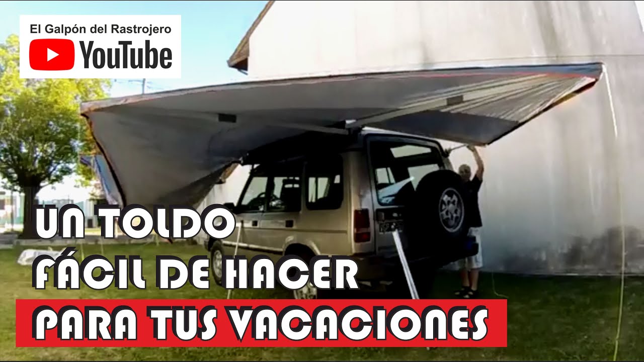 UN TOLDO MUY FÁCIL Y PRÁCTICO PARA TUS VACACIONES