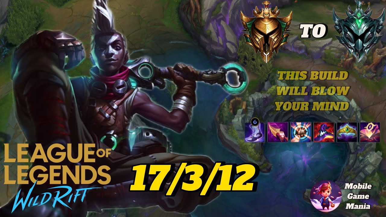 | ONESHOT EKKO | WILD RIFT GAMEPLAY | THE BEST BUILD IN SEASON 12 | I PROMOTED FROM GOLD TO PLATINUM