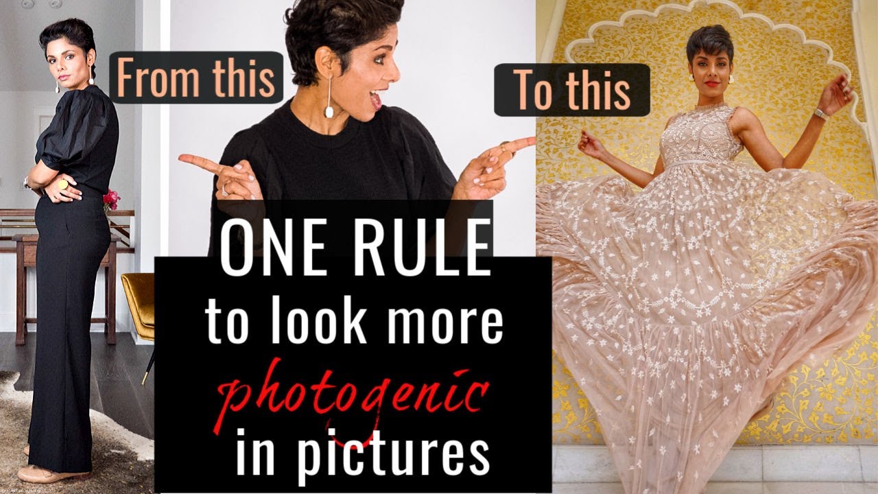 How To Look Flawless In Pictures/ ONE RULE that will change your PORTRAITS
