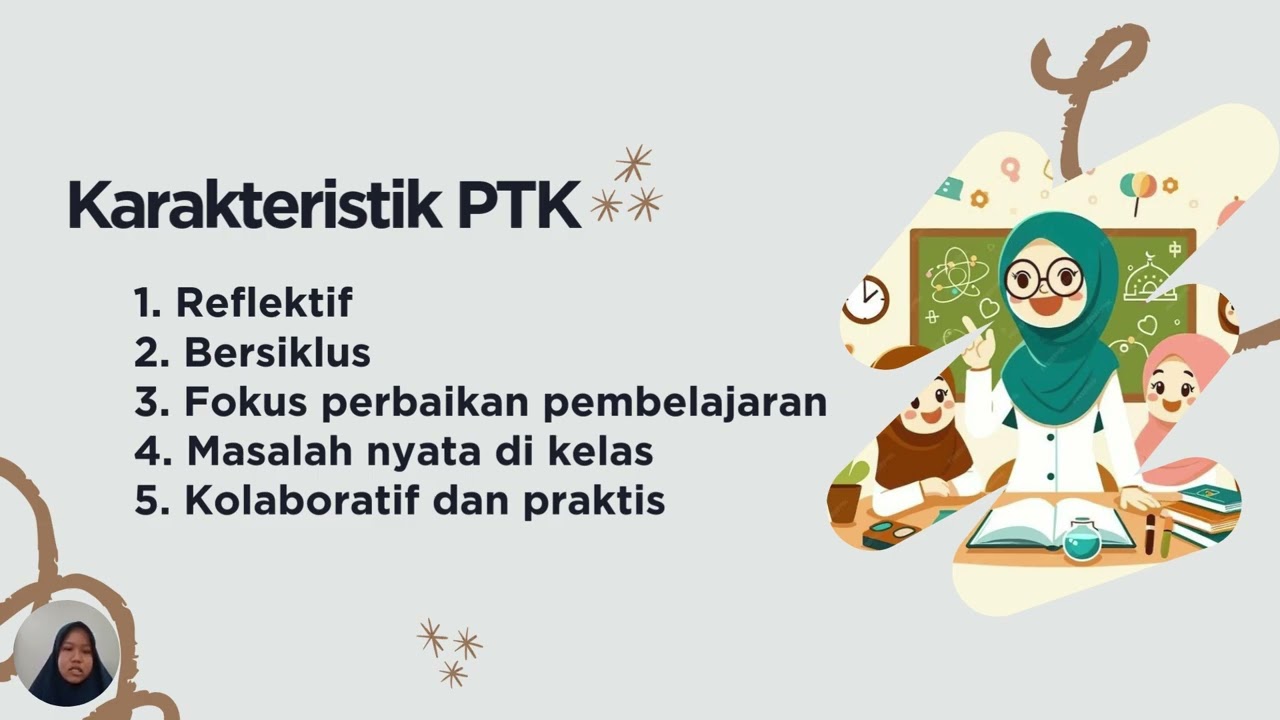 Presentasi Metodologi Penelitian PTK (Penelitian Tindakan Kelas) oleh Zidny Kharisah