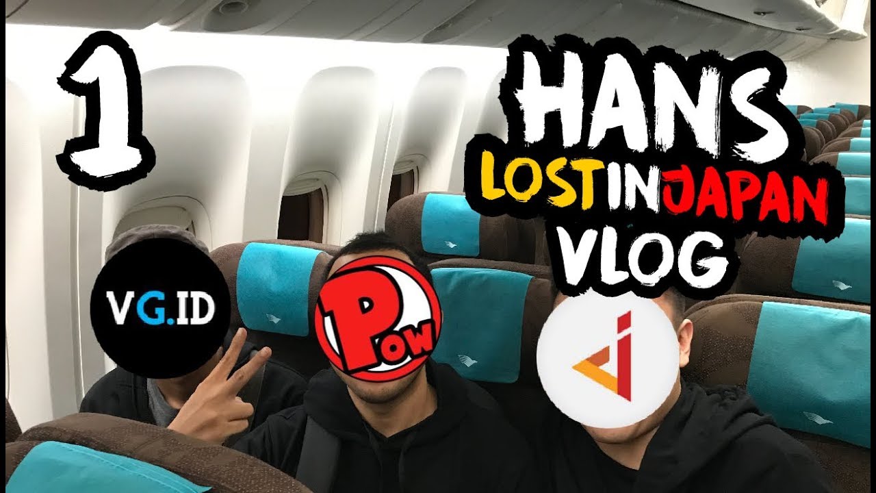 Rusuh di JEPANG bersama PokoPow & VianoGaming - #HANSLOSTINJAPAN VLOG #1