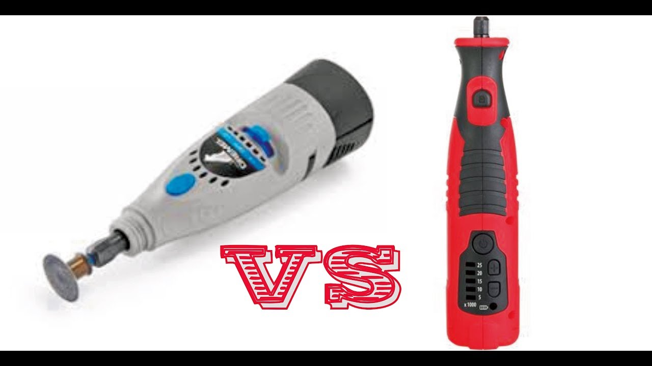 WalMart Rotary Tool Shootout Dremel VS HyperTough