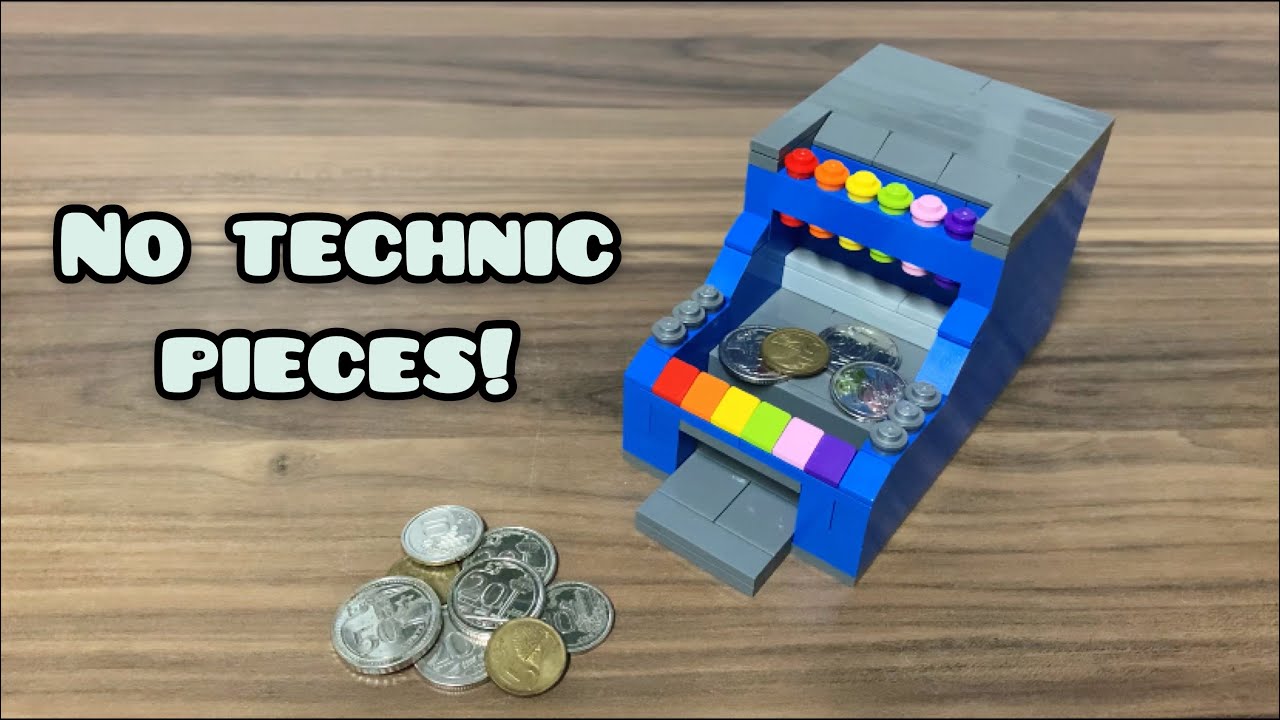 How to build a mini Lego coin pusher *no technic pieces*
