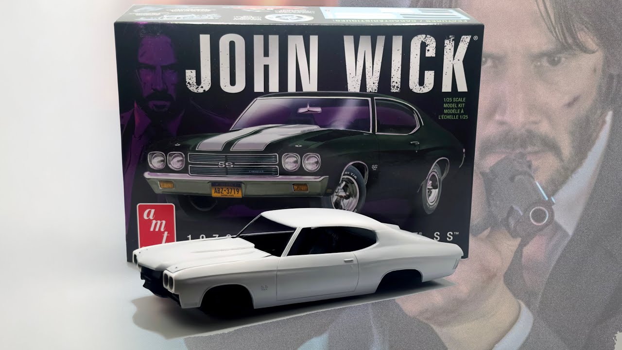 Painting the 1/25th Scale AMT 1970 Chevy Chevelle from 