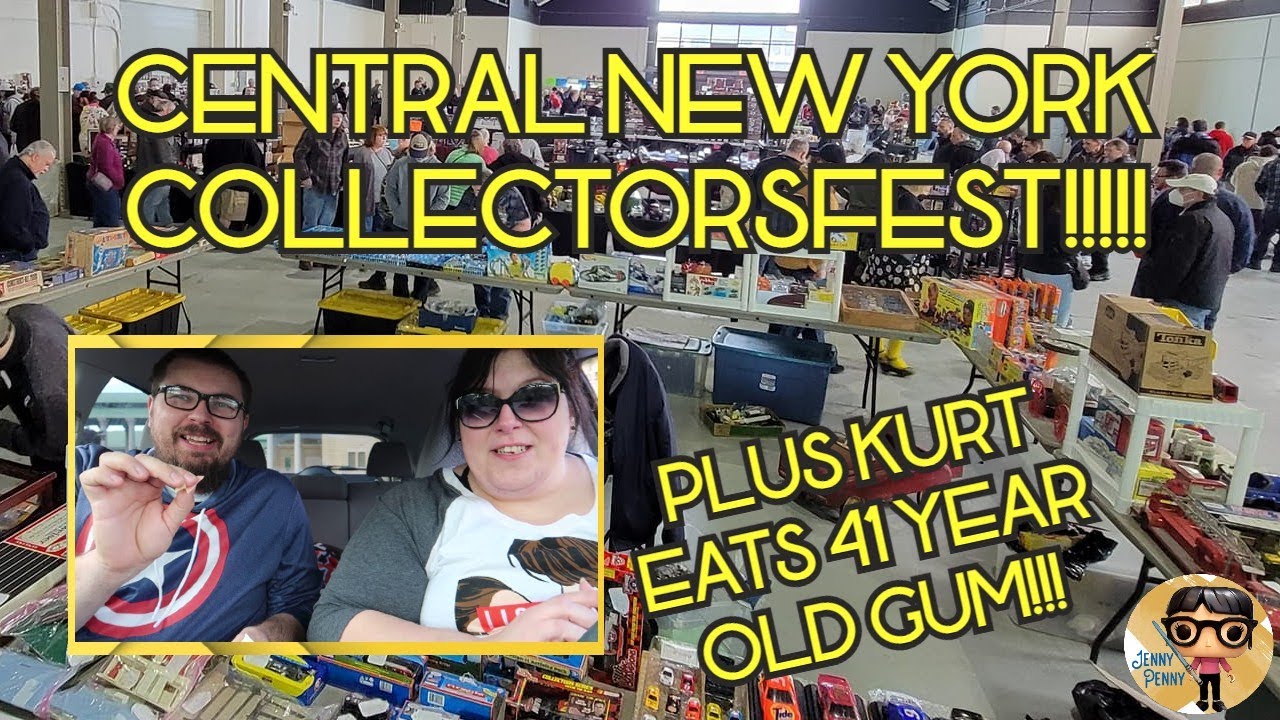Syracuse Collectorsfest!! - Kurt eats 41 year old gum!!! Plus Toys, Sports, Trading Cards, and more!
