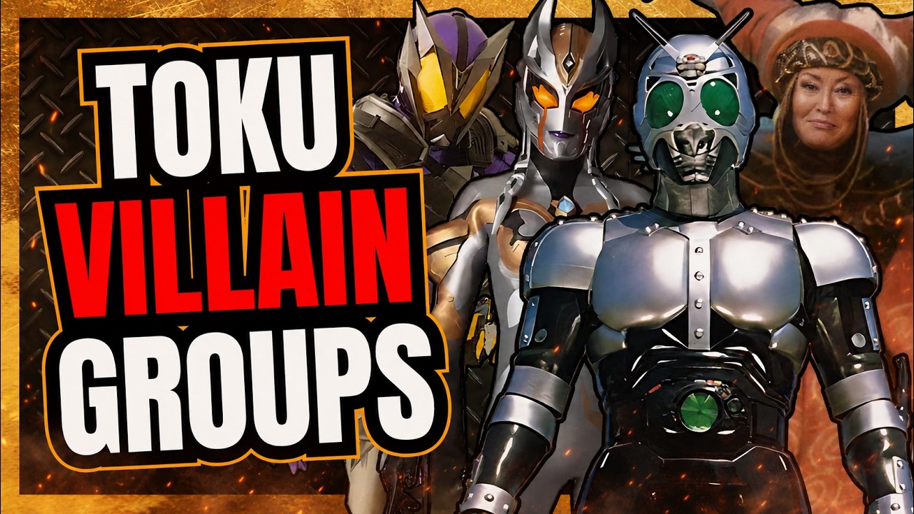 Top 20 Villain Groups & Evil Organizations in Toku ( Super Sentai, Kamen Rider, Ultraman, and More )