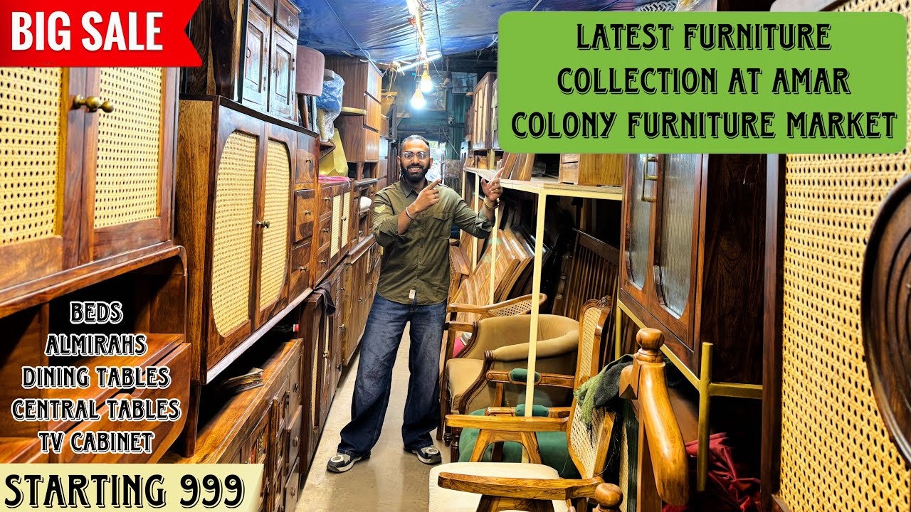 Latest Furniture Collection at Amar Colony Furniture Market #furniture #decor #amarcolony #homedecor
