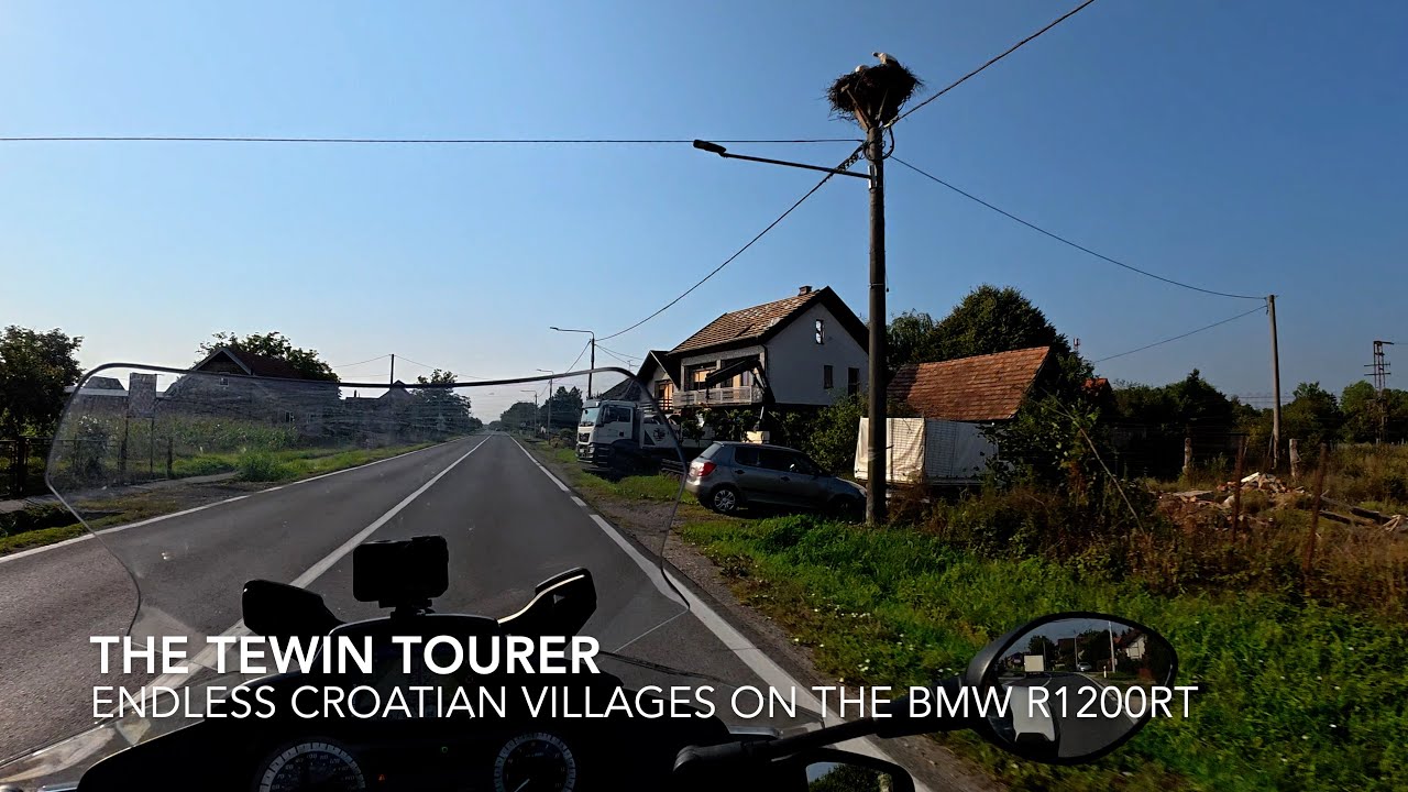 Endless Croatian villages on the BMW R1200RT - European Motorcycle Tour 2025.