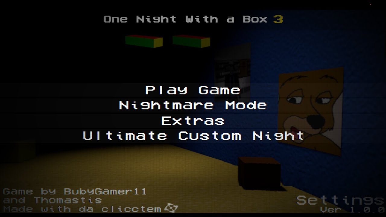 One Night With a Box 3 / Full Night, Nightmare Mode & Extras
