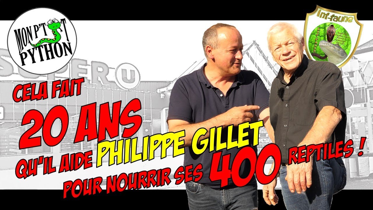 Comment fait PHILIPPE GILLET pour nourrir ses 400 REPTILES ? On vous dit TOUT !