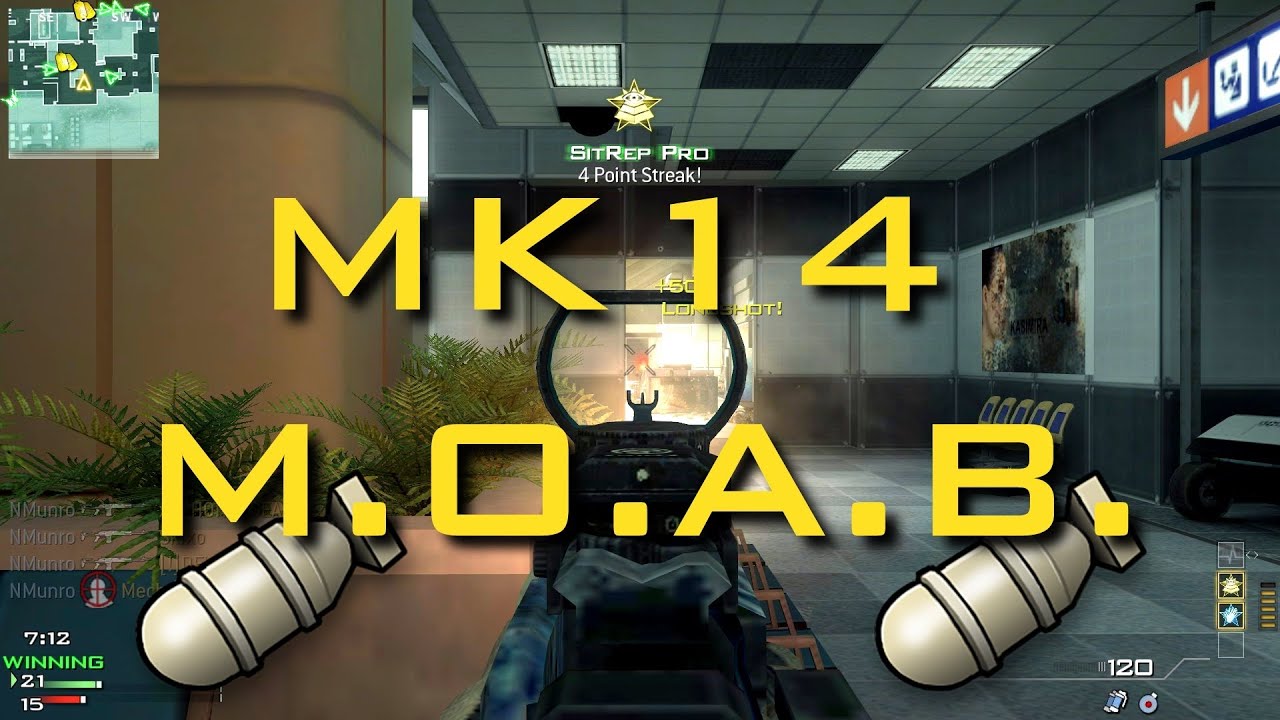 MW3 - MK14 MOAB on Terminal