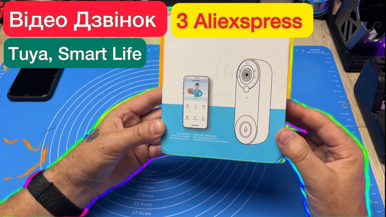  Відео дзвінок з Aliexspress 1080P WiFi Tuya Smart Life Огляд 