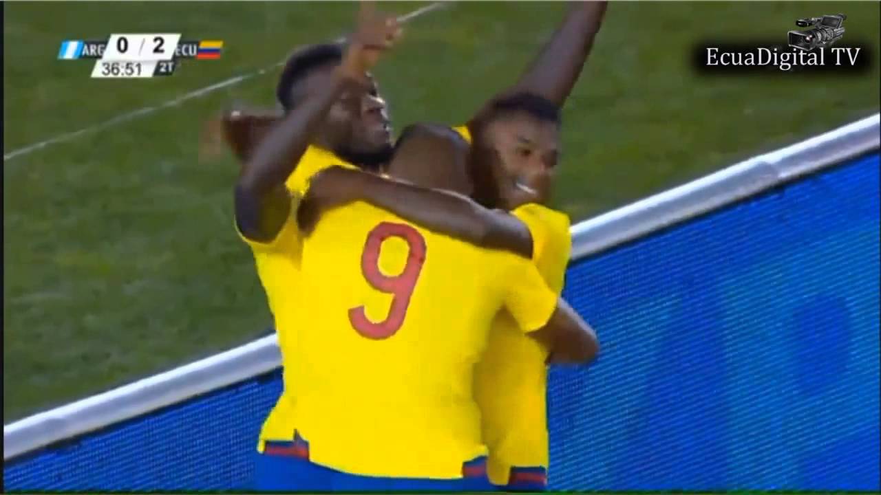 Argentina 0 Ecuador 2 (narración ecuatoriana) 