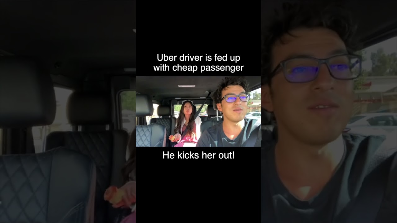 Uber Driver Kicks Out Rider After She Cancels Mid Trip!