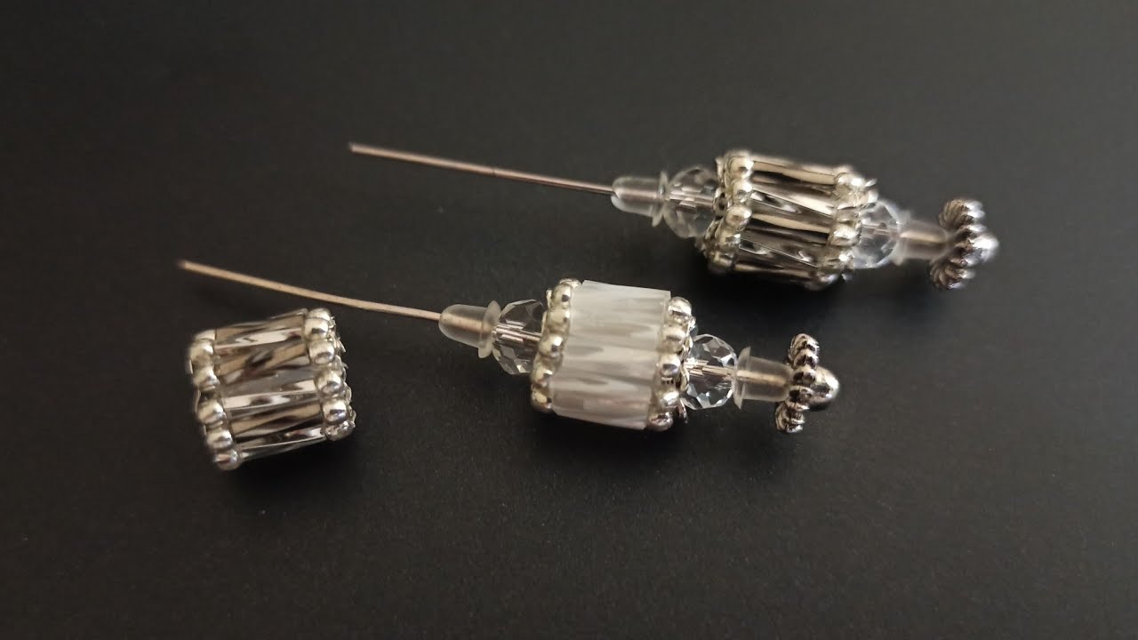 Делаю бусину из стекляруса #стеклярус #бусины #perla
